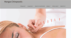 Desktop Screenshot of mangaschiropractic.com